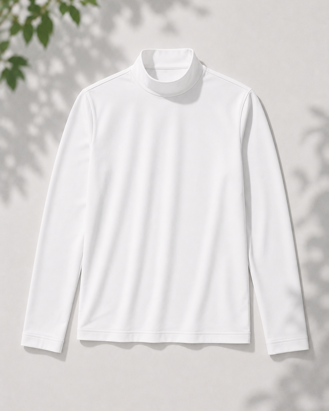 Long sleeve mock shirt